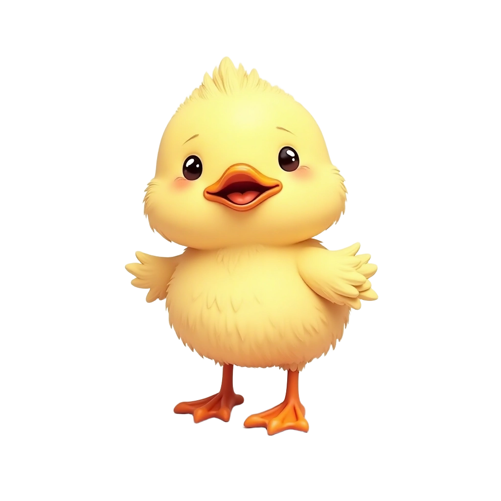 Cute Baby Duck